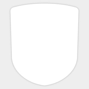 IFA Ludwigsfelde coat of arms (white) Sticker